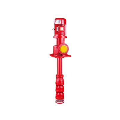 Roter vertikaler Turbinen-Jockey-Pump Long Shaft-DieselFeuerlöschpumpe