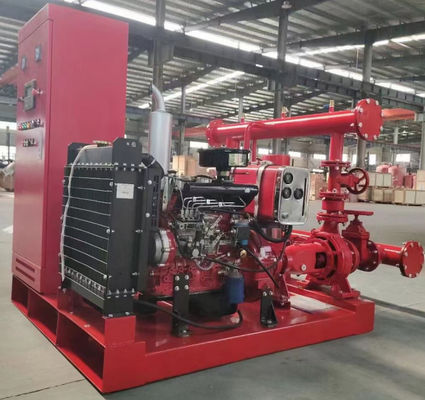 Good price Dieselmotor Zentrifugal-Feuerpumpe mit geringen Geräuschpegel und Stromversorgung Online