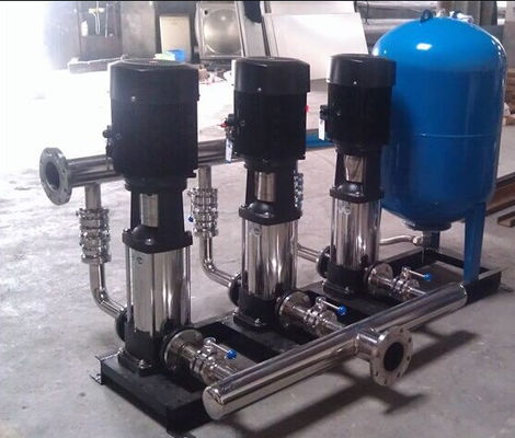Good price Edelstahl-Manifold-Wasser-Booster-Pumpe Set mit Rohrleitung und Druckbehälter Online