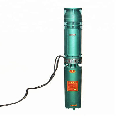 Versenkbare Pumpe hohe Leistungsfähigkeit Borewell für Material-Roheisenspannung 380v/50bz der Bewässerung vorbildliche QJ