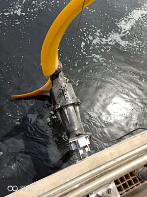 Versenkbare Mischer-Pumpen-langsamer Fluss-Propeller des Bananen-Antreiber-QDT mit Reduzierer