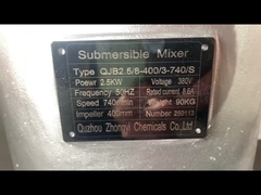 Versatile, unter Wasser fließende Mischpumpe aus Gusseisen für industrielle Mischanwendungen