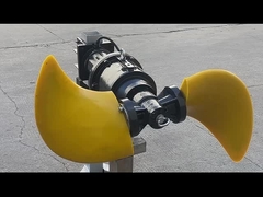 QDT Unterwassermischerpumpe Niedriggeschwindigkeits-Flusspropeller mit Reduktormaterial aus Gusseisen und Edelstahl